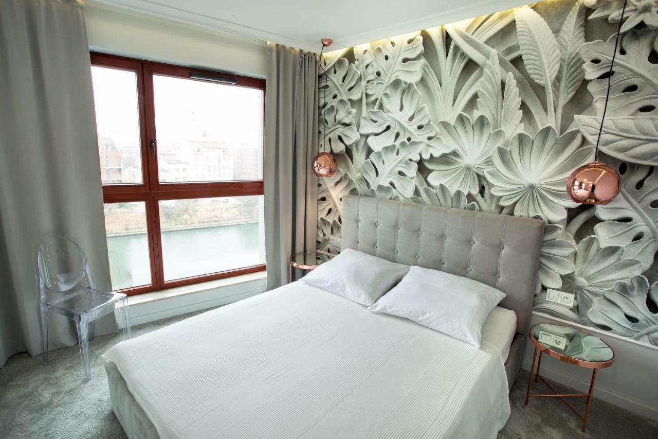 Apartament Z Basenem I Widokiem Na Motlawe Gdansk Dış mekan fotoğraf